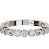 Diamond Millgrain Wedding Ring