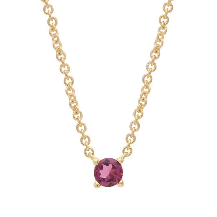 Tourmaline Necklace 40-45cm in 9K Yellow Gold