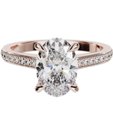 Oval Diamond Engagement Ring