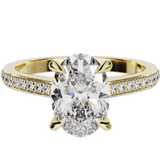 Oval Diamond Engagement Ring