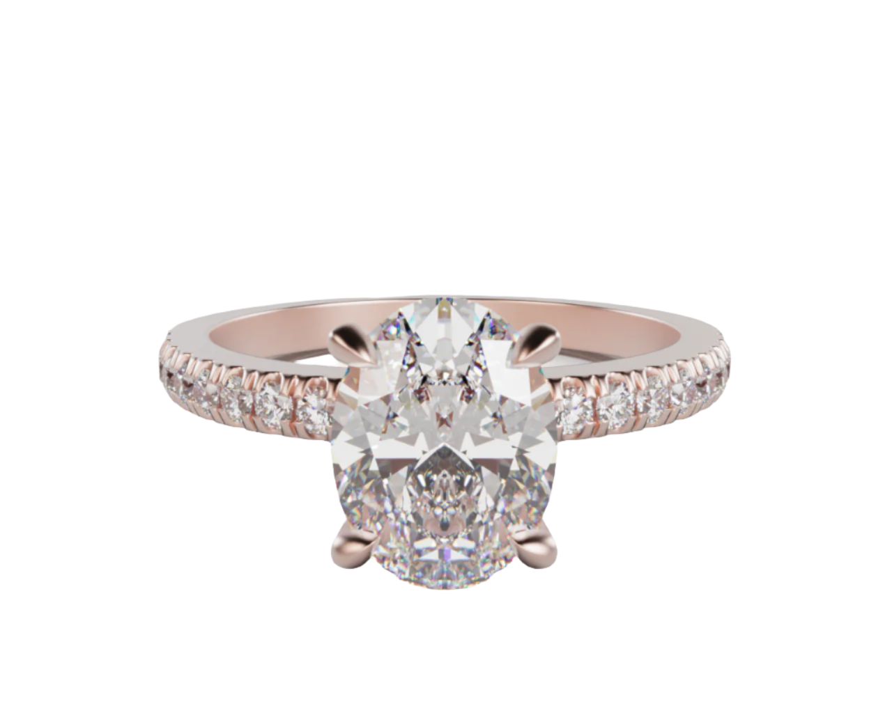 "Elsa" One Carat Oval Lab Grown Diamond Engagement Ring