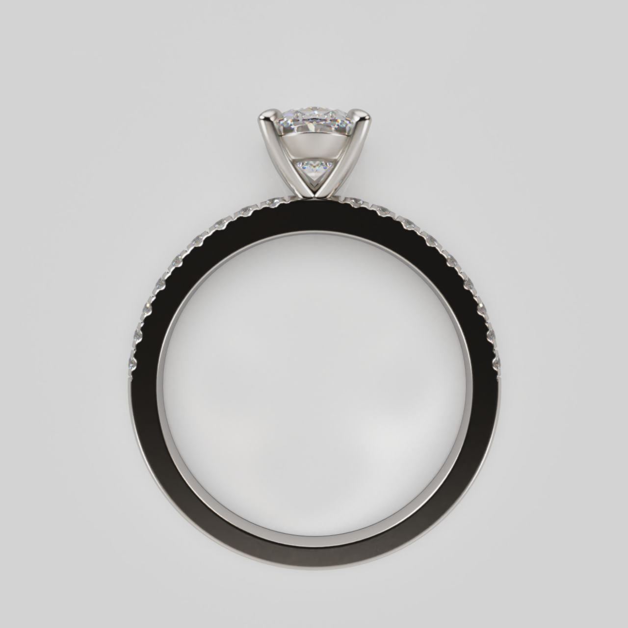 "Elsa" One Carat Oval Lab Grown Diamond Engagement Ring