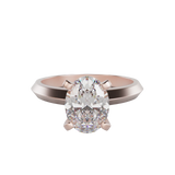 "Hana"  Oval Cut Lab Grown Diamond Engagement Ring