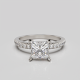 "Elsa" Lab Grown Diamond Princess Cut Diamond Engagement Ring