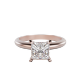 "Brooklyn" Princess Solitaire Lab Grown Diamond Engagement Ring