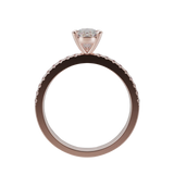 "Elsa" Lab Grown Diamond Pear Cut Engagement Ring