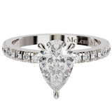 "Elsa" Lab Grown Diamond Pear Cut Engagement Ring