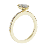 "Elsa" Lab Grown Diamond Pear Cut Engagement Ring