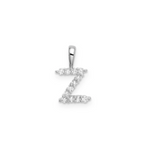 Petite Diamond Initial Pendant Z