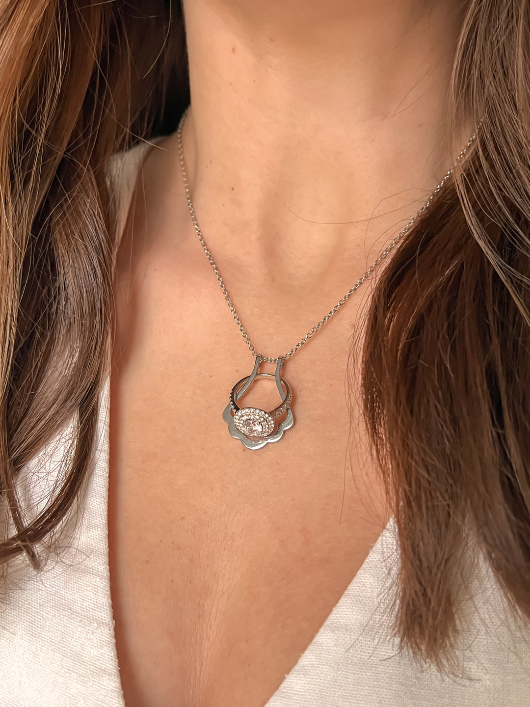 Wedding Ring Holding Necklace And Ring Stand Ring Keeper