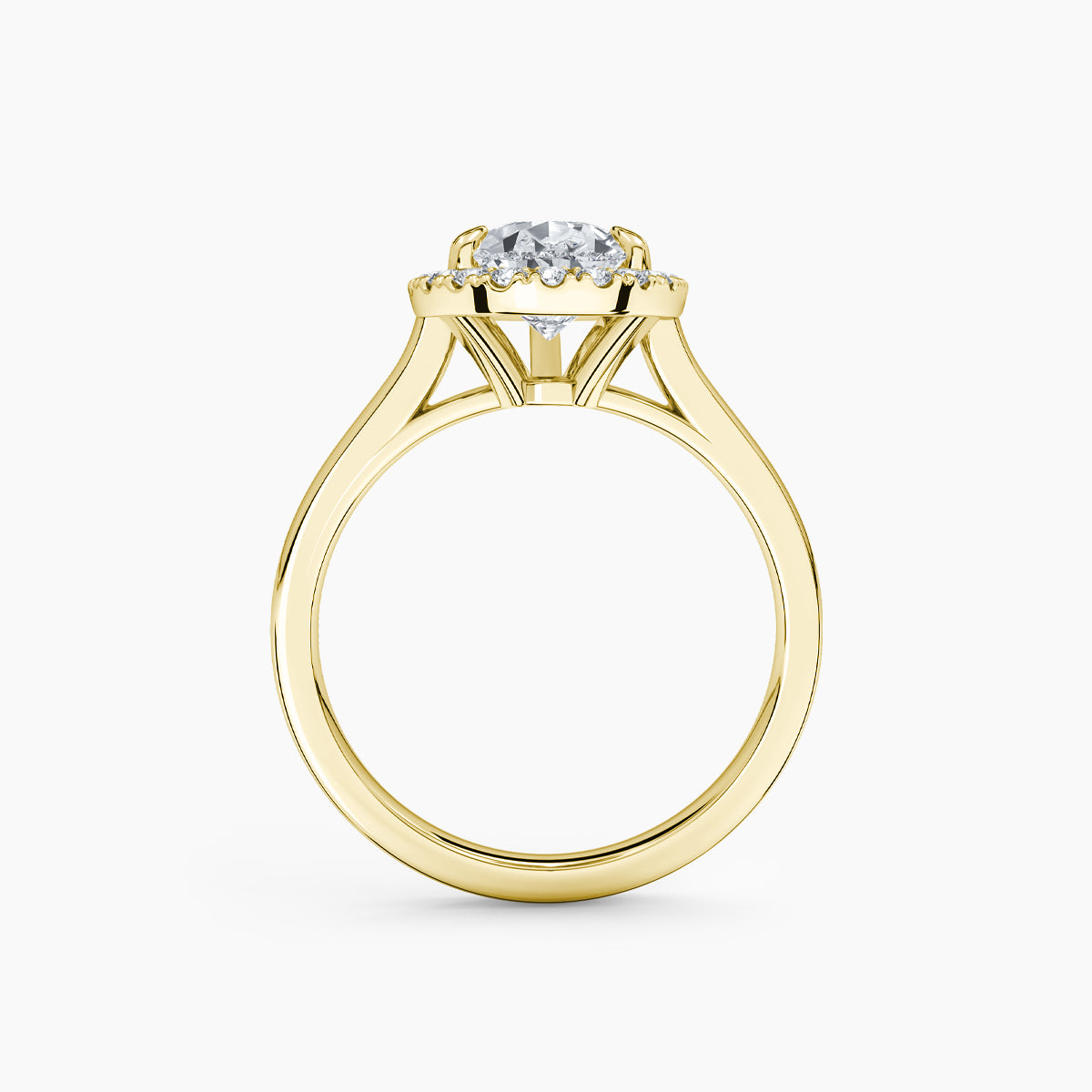 Maya Halo Lab Grown Diamond Engagement Ring