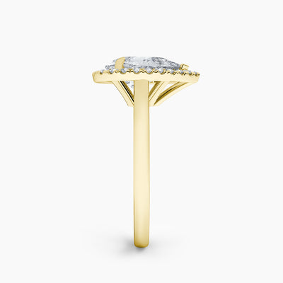 Maya Halo Lab Grown Diamond Engagement Ring