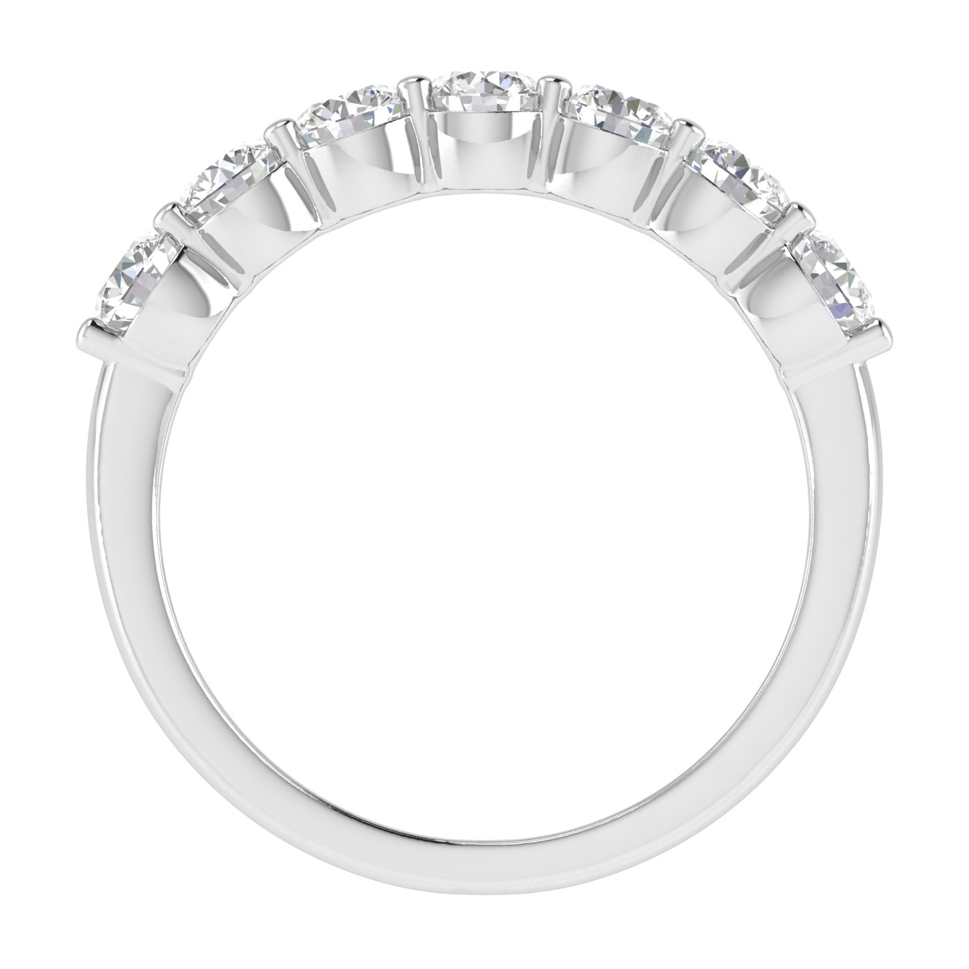 Diamond Fashion Ring with 1.00ct Diamonds in 18K White Gold