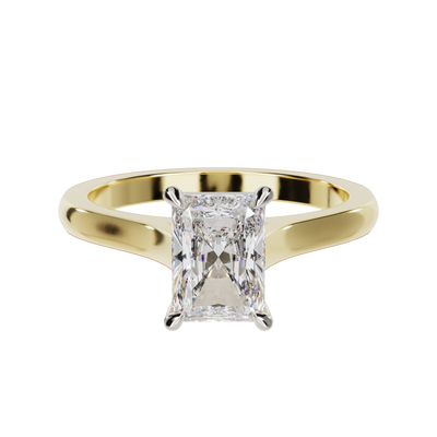 "Ella" Solitaire Radiant Cut Engagement Ring