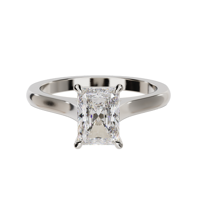 "Ella" Solitaire Radiant Cut Engagement Ring