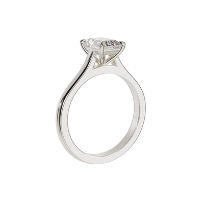 "Ella" Solitaire Radiant Cut Engagement Ring