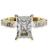 "London" Radiant Cut Engagement Ring