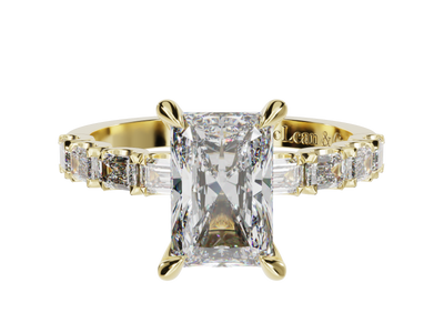 "London" Radiant Cut Engagement Ring