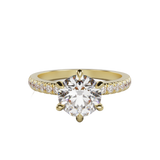 "Elsa" Lab Grown Diamond Round Brilliant Cut Engagement Ring