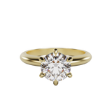 "Dana"  Round Solitaire Lab Grown Diamond Engagement Ring