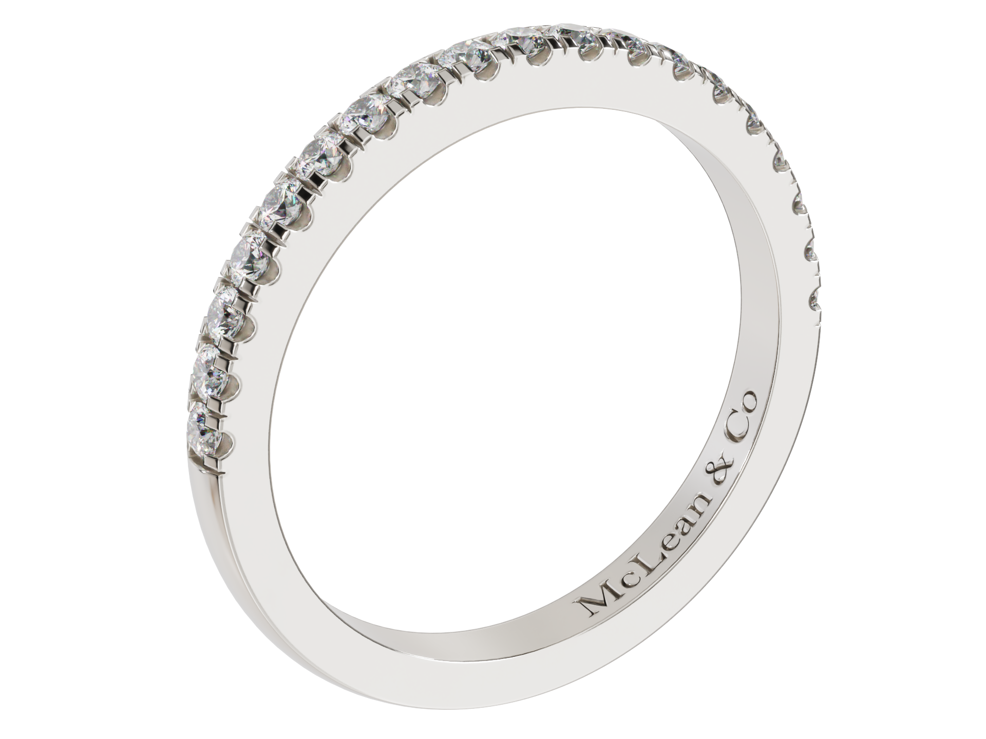 Diamond Wedding Ring Scalloped