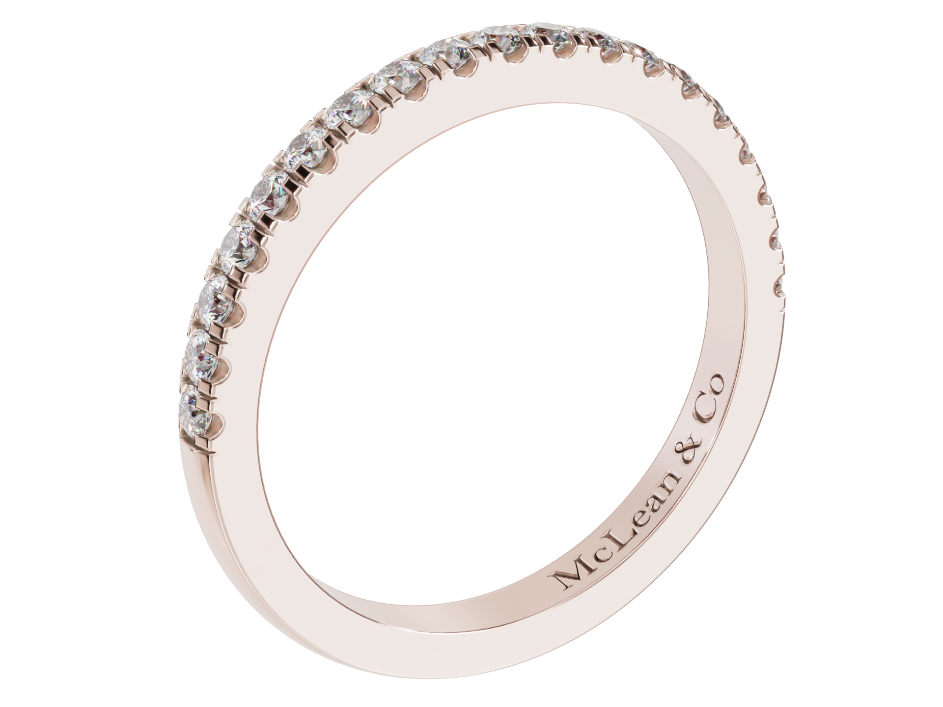 Diamond Wedding Ring Scalloped