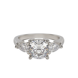 Trilogy Three Stone Diamond Engagement Ring