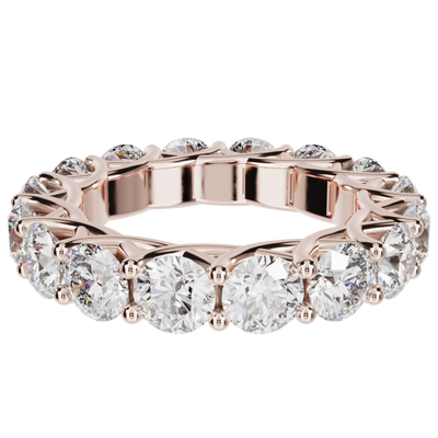 Circle of Diamonds Trellis Style Ring