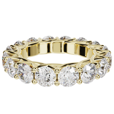 Circle of Diamonds Trellis Style Ring