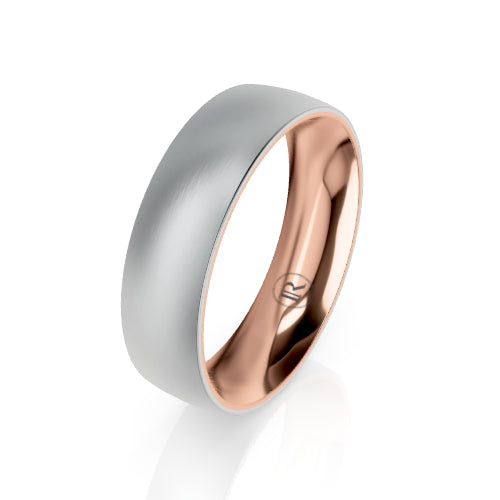 Tantalum WeddingRing Rose Gold McLean & Co Jewellers Sunshine Coast Australia