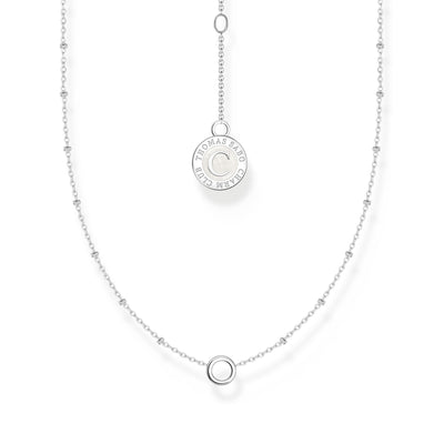THOMAS SABO Member Charm Necklace with Round Pendant and Little Balls
