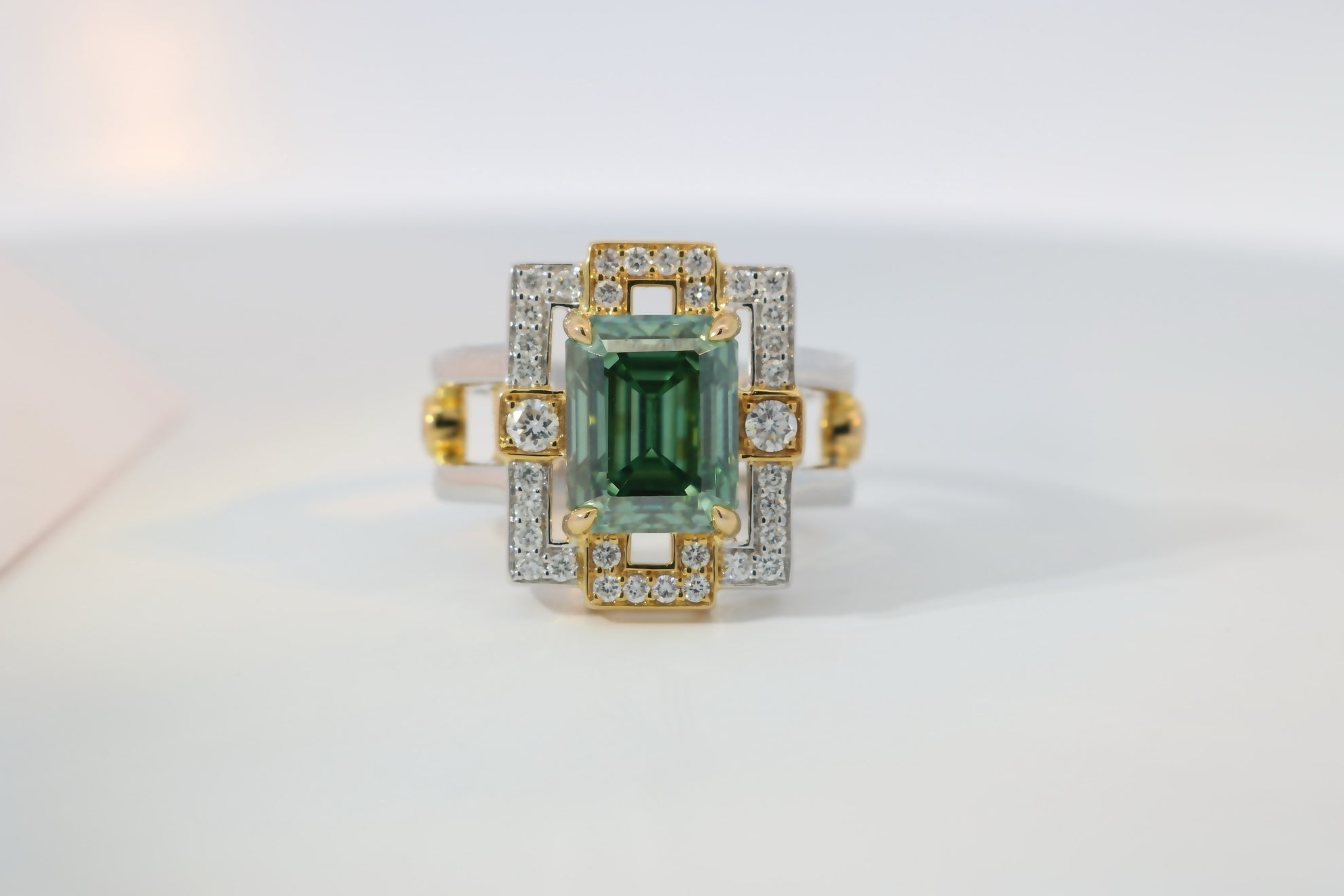 beautiful green gemstone ring