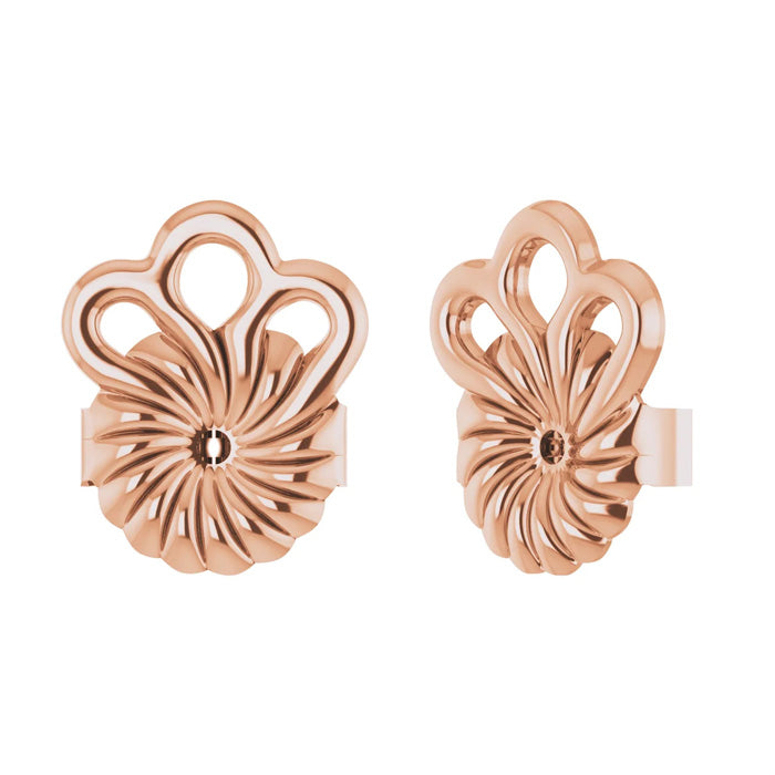 Rose gold 2024 heavy earrings