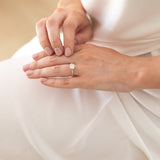 east west engagement ring | McLean & Co Jewellers Sunshine Coast Australia