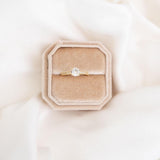 Single & Double Slot Velvet Ring Box Wedding Ring Bearer Bridal Gift Engagement Ring Box Bridesmaid Gift Wedding Gift Gifts for the Bride