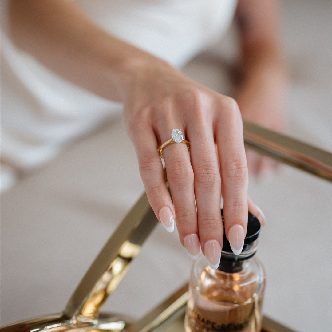 oval diamond engagement ring | McLean & Co Jewellers Sunshine Coast Australia