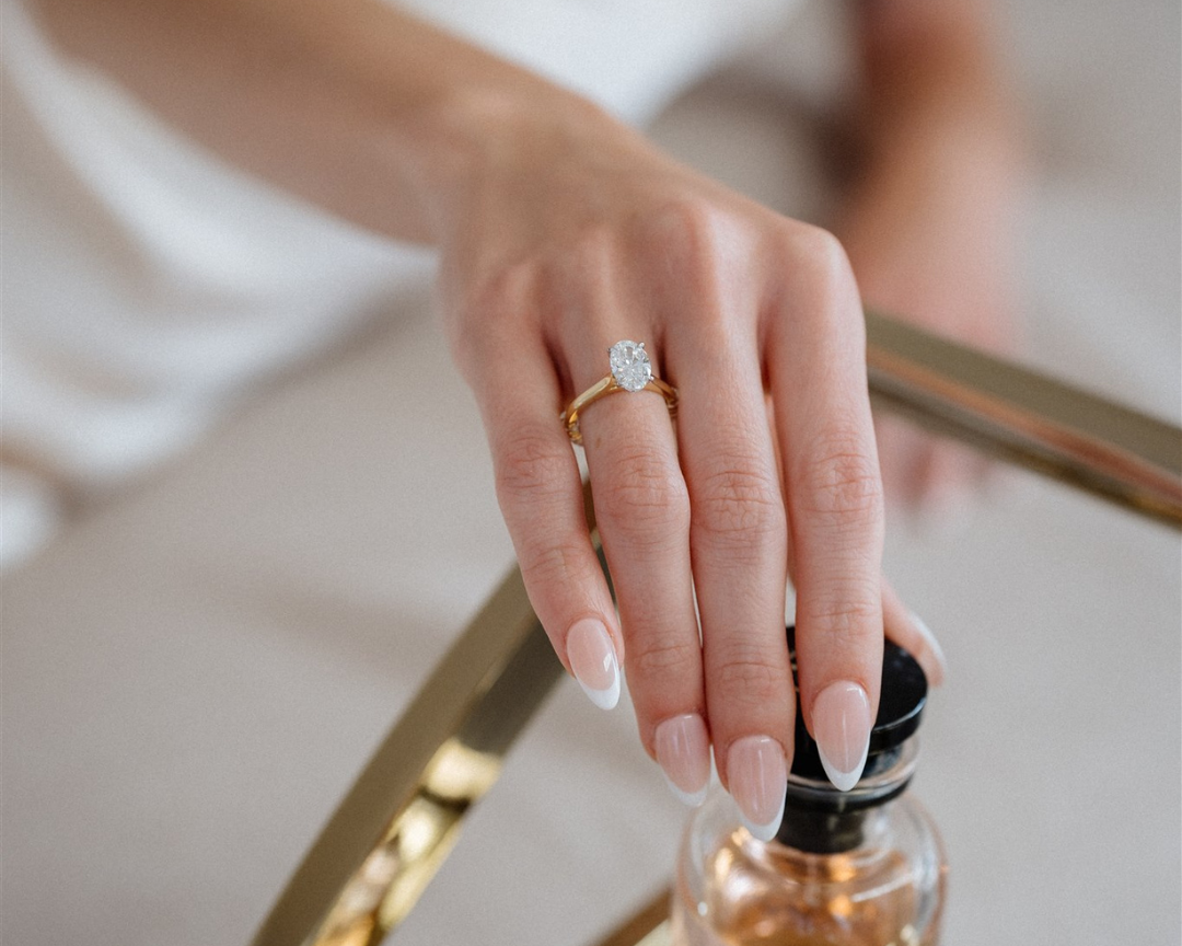 oval diamond engagement ring | McLean & Co Jewellers Sunshine Coast Australia