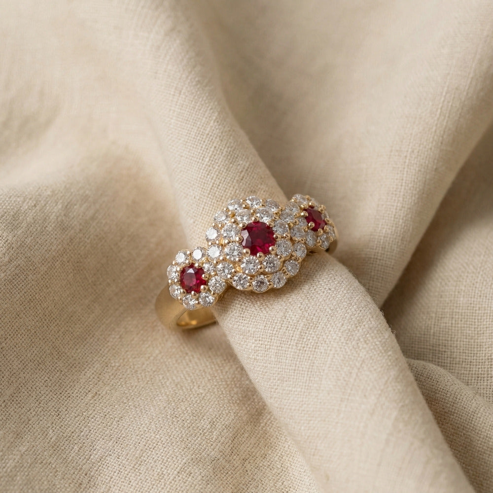 ruby diamond ring 