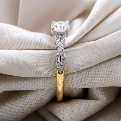 Platinum & 18CT Gold Engagement Ring