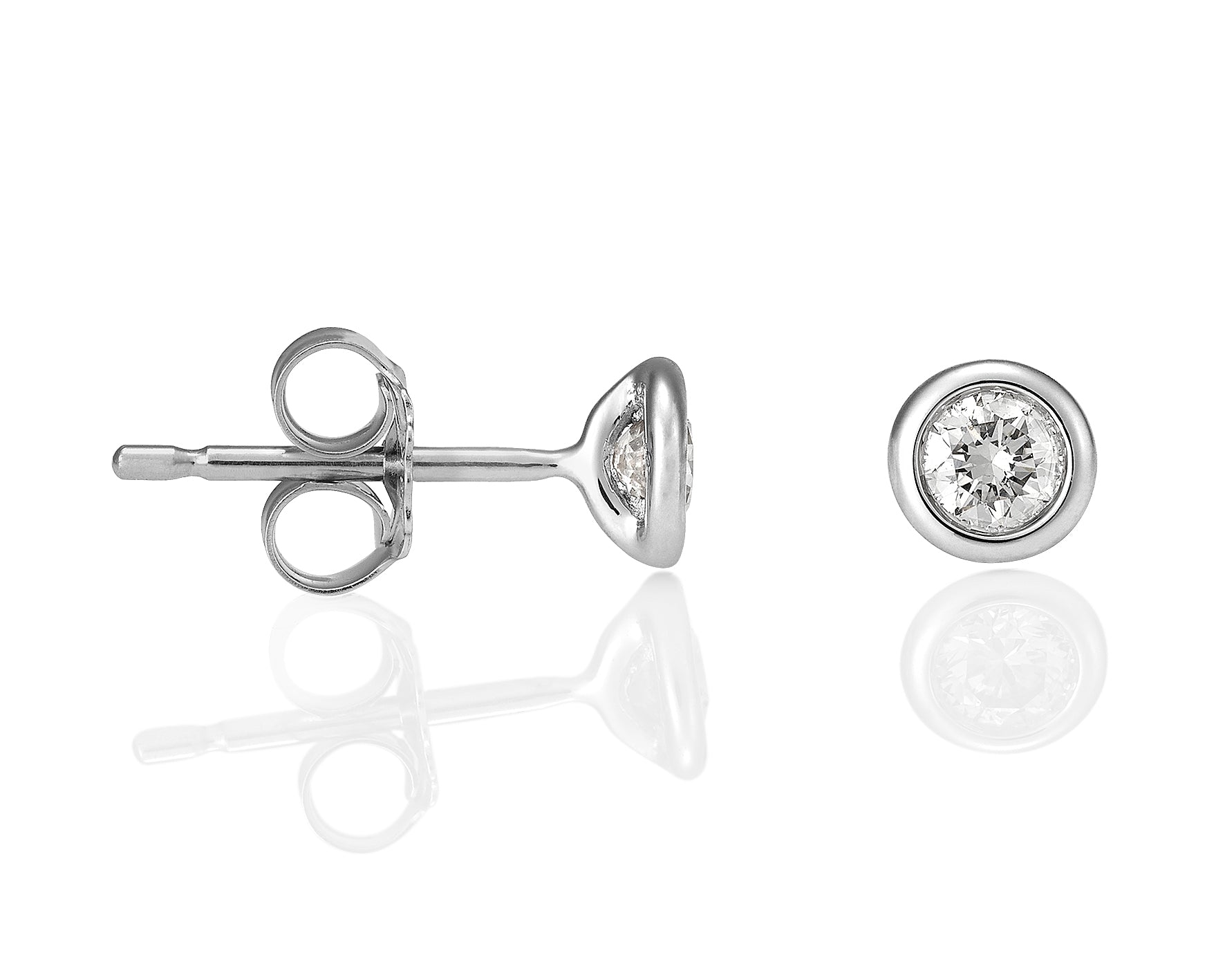 18ct WG Diamond Stud