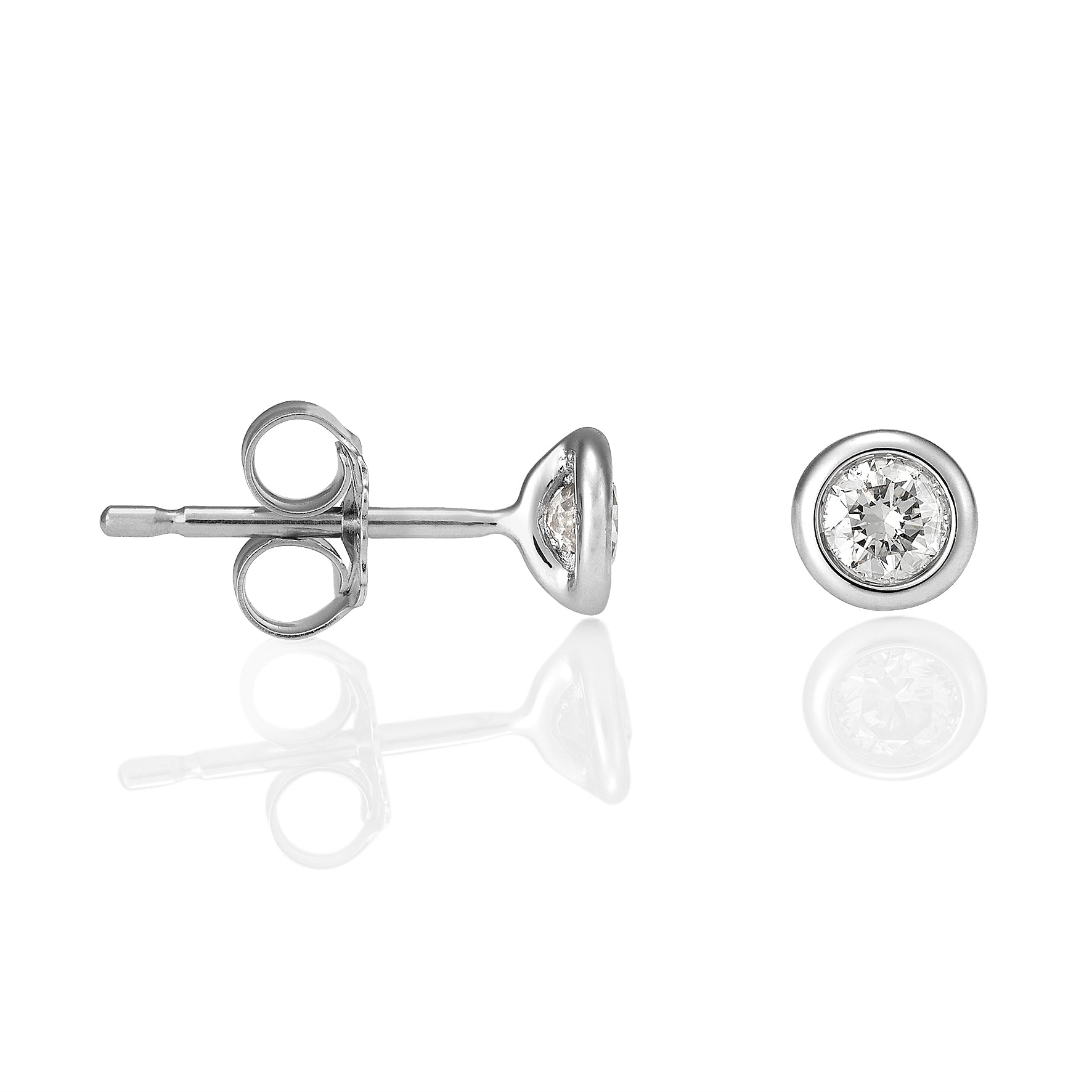 18ct WG Diamond Stud