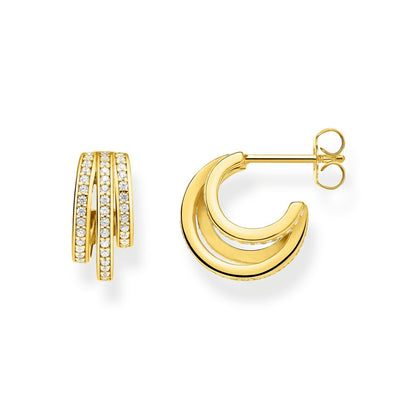 Thomas Sabo Hoop Earrings Gold Rings