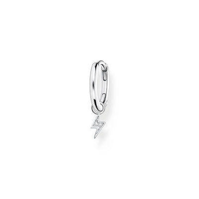 Thomas Sabo Single hoop earring with flash pendant silver
