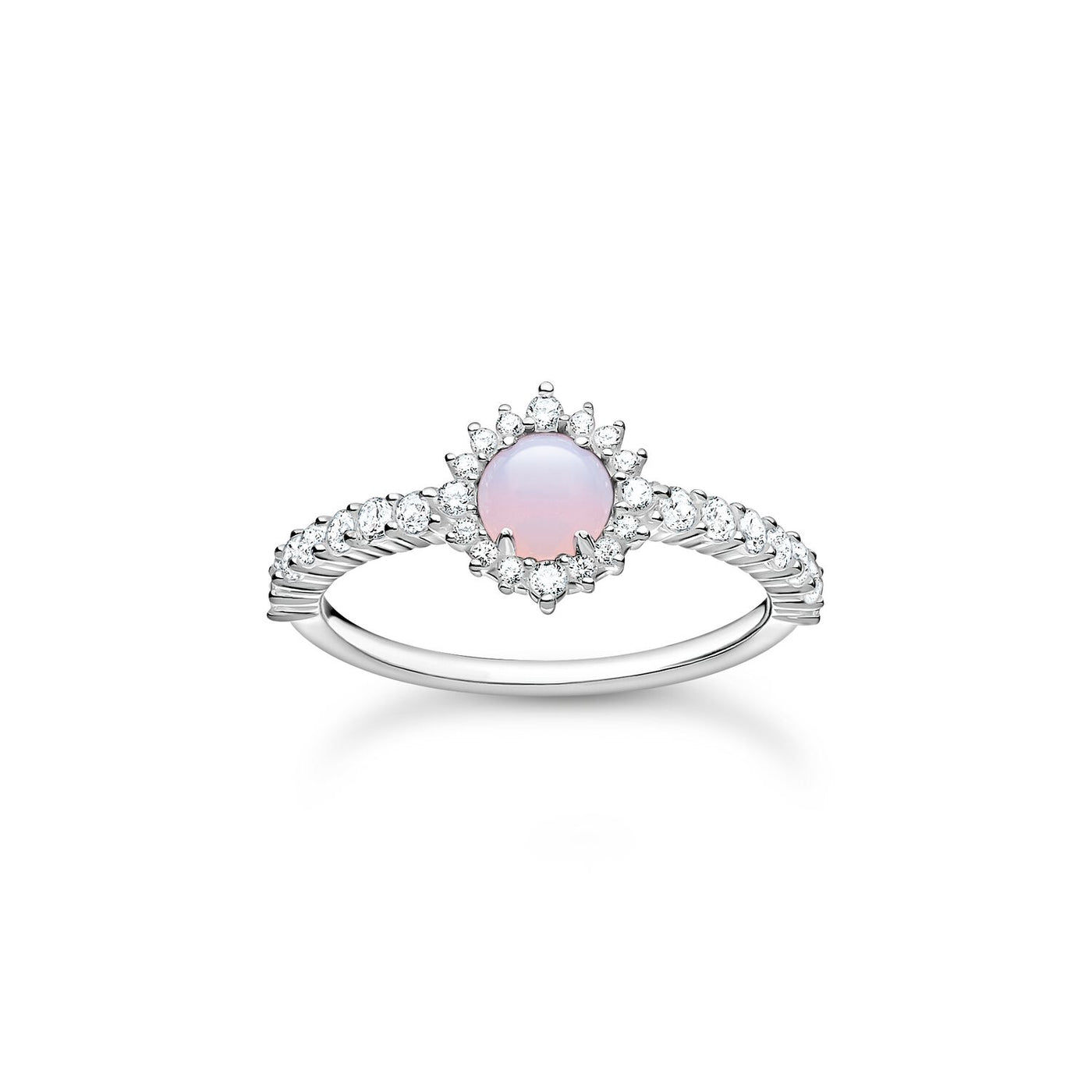Thomas Sabo Ring Pink Stone Silver