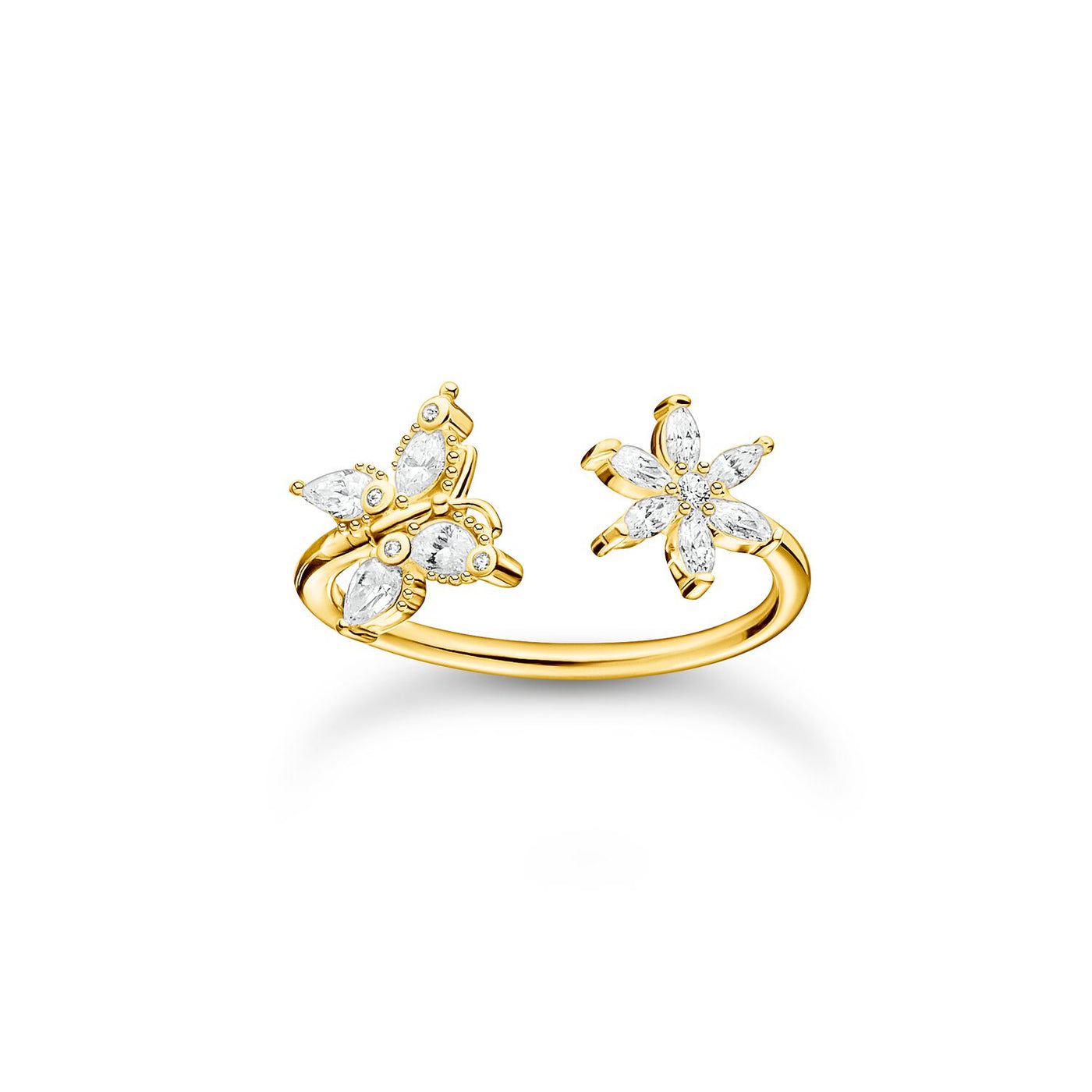 Thomas Sabo Ring Butterfly Gold