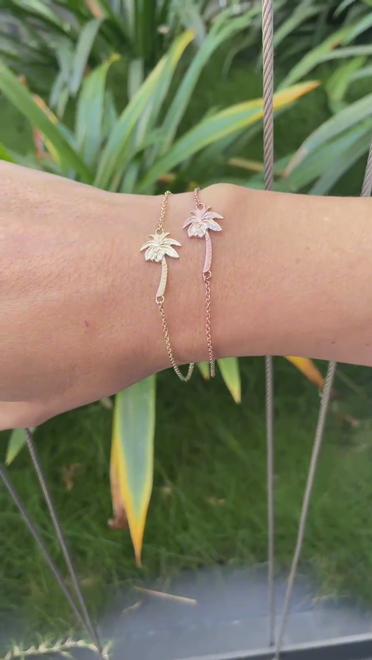 9CT Palm Tree Bracelet